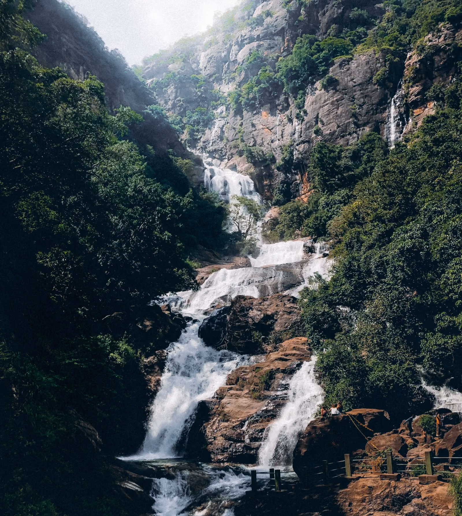 Ravana Falls, on the escarpment road below Ella